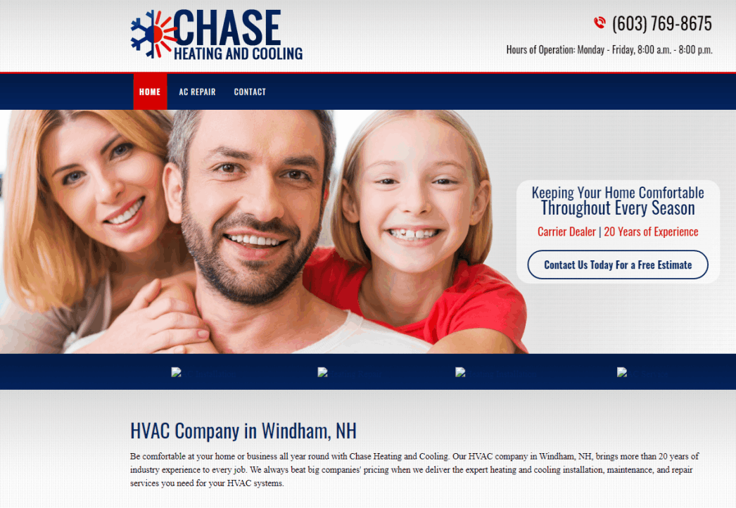 chase-heating and cooling